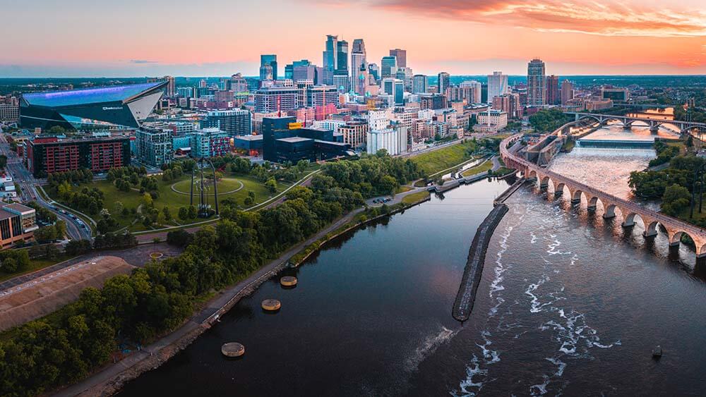 Skyline for Minneapolis, MN