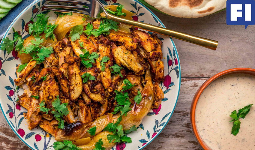 Oven-Roasted Chicken Shawarma
