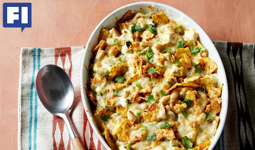 Spicy Chicken-Tortilla Chip Casserole