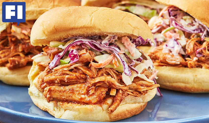 Slow Cooked Pulled Barbecue Chicken