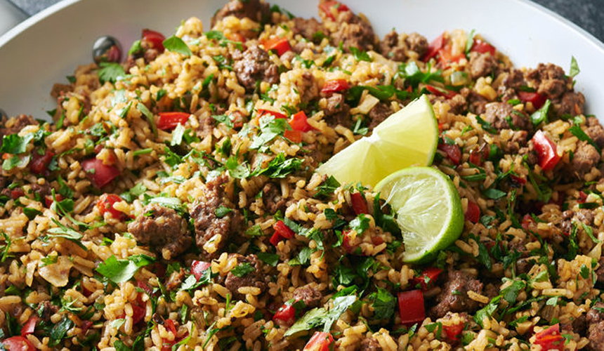 Chimichurri Beef And Rice