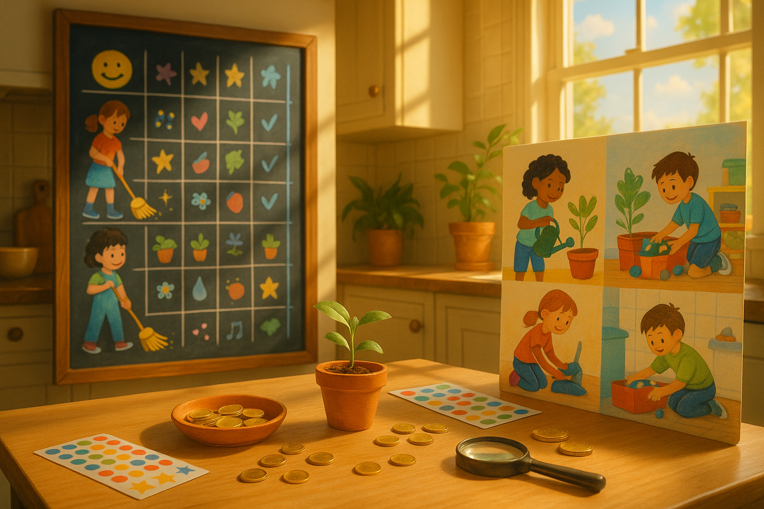 Chore Charts, Ages, And Pay: Teach Your Kids Responsibility