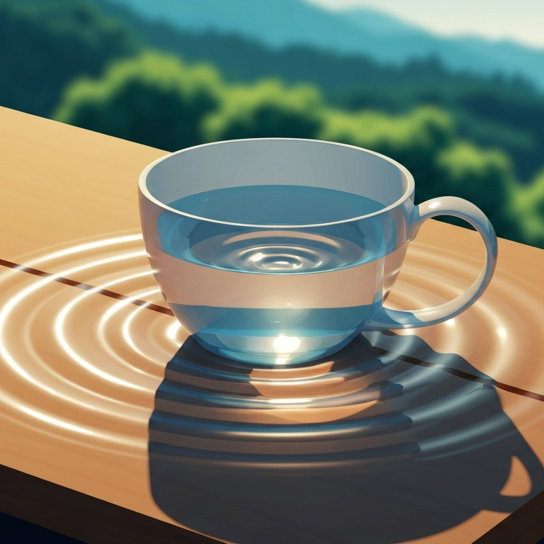 There's Water In The Cup