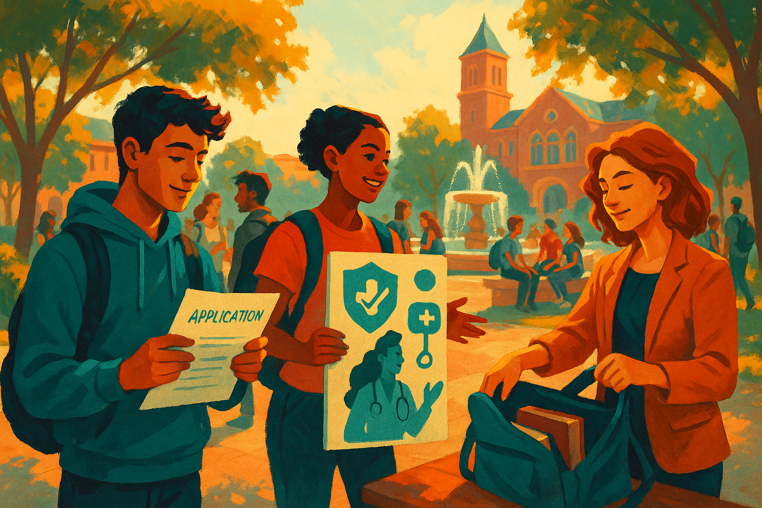 Merit Aid for College, Medical Care Savings, Leaving Work