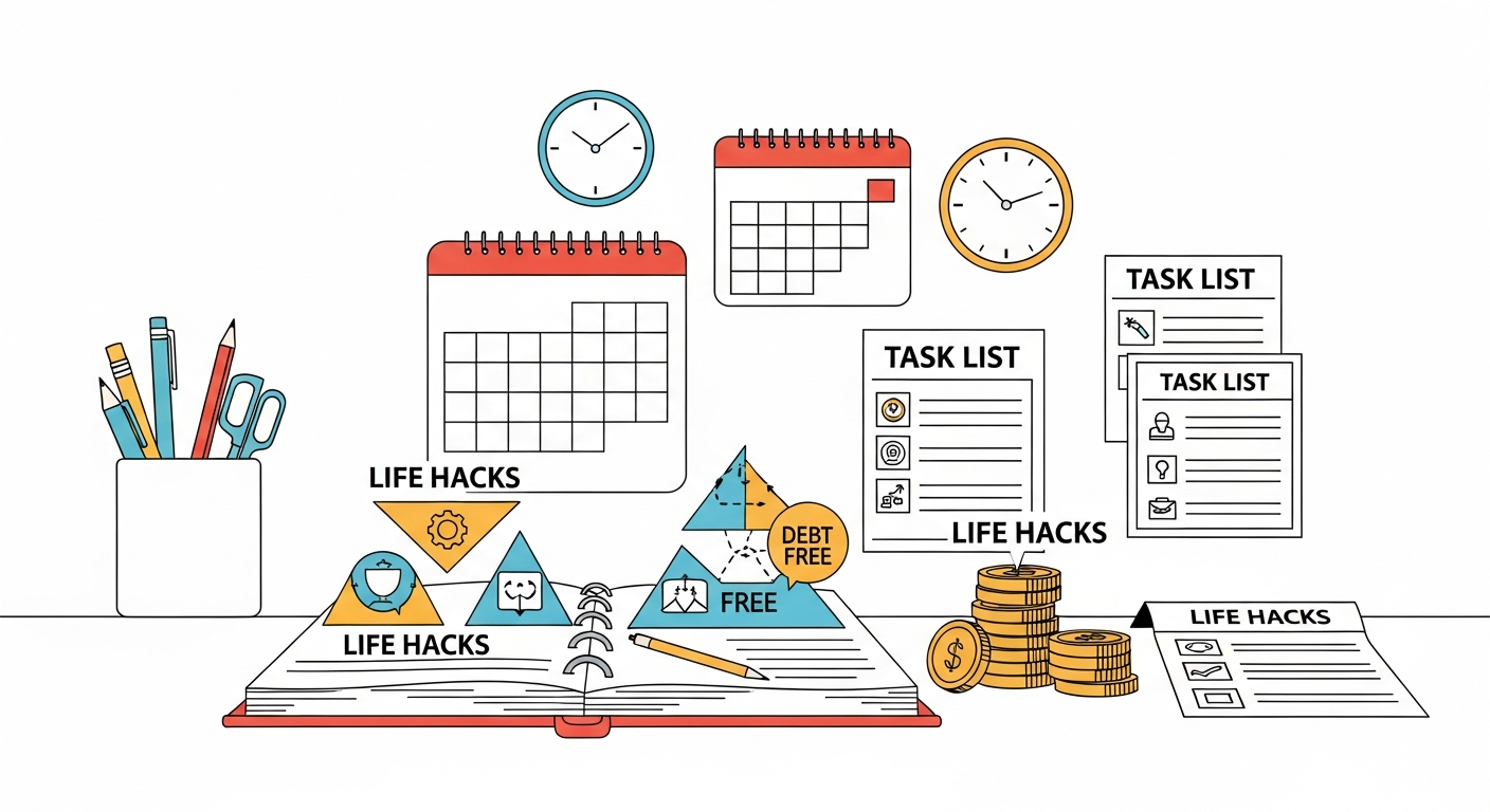 Complexity Not Required, Debt Free, Favorite Life Hacks