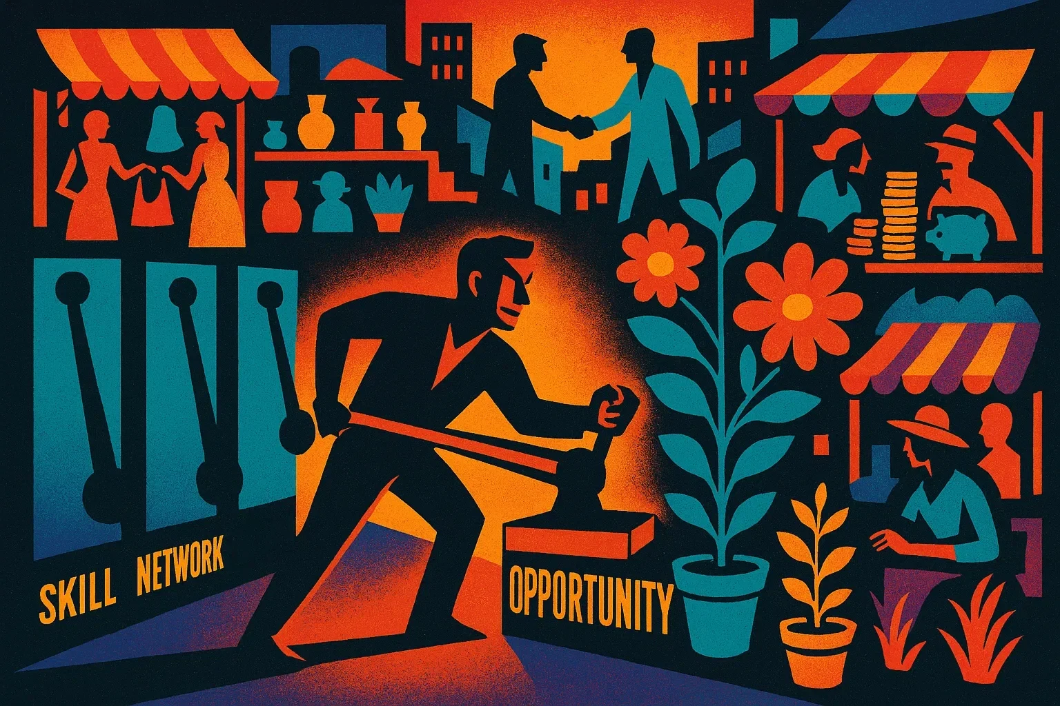 Create Your Own Luck:  The 4 Levers of Wealth Creation