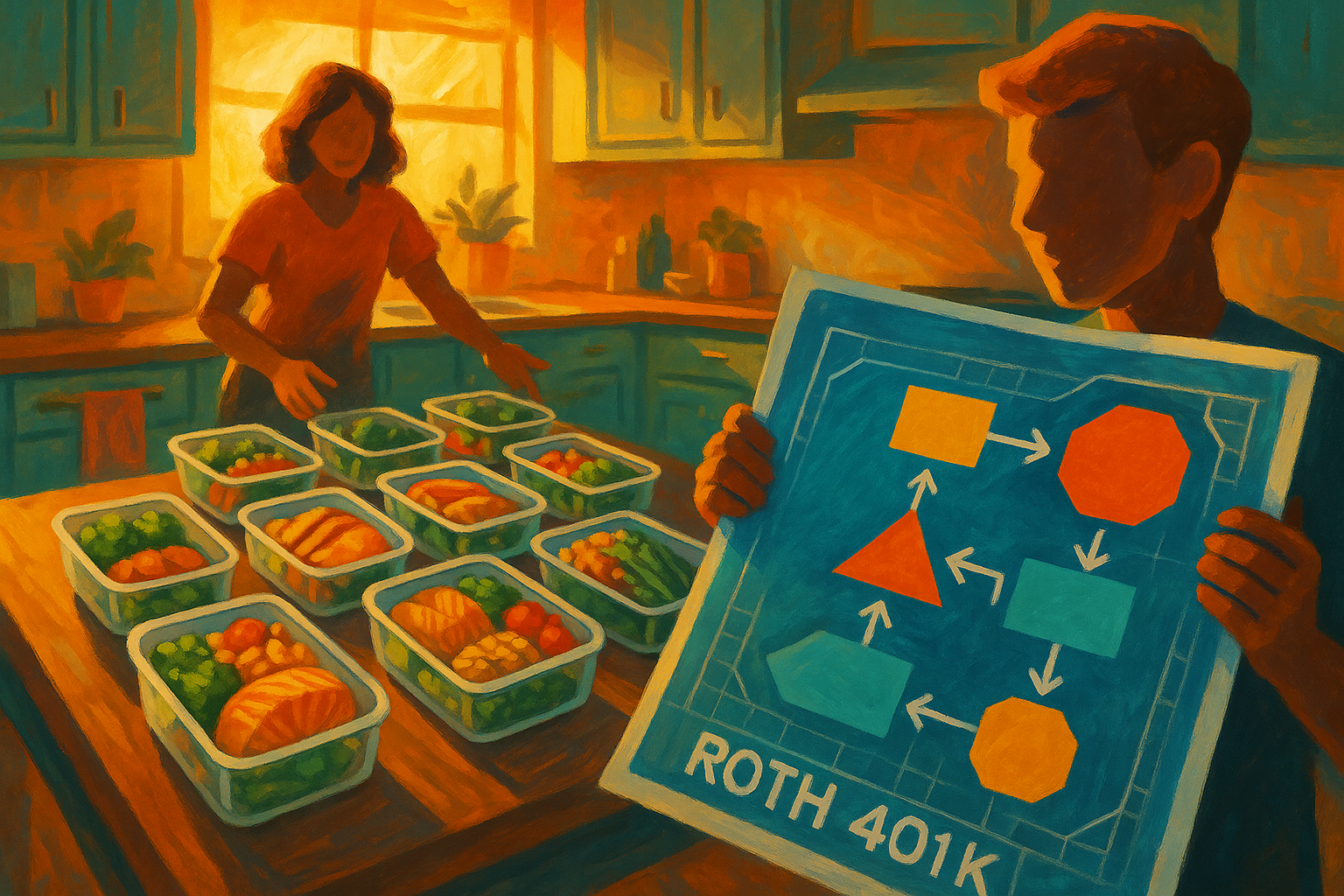 The Roth 401K and Meal Planning Made Easy