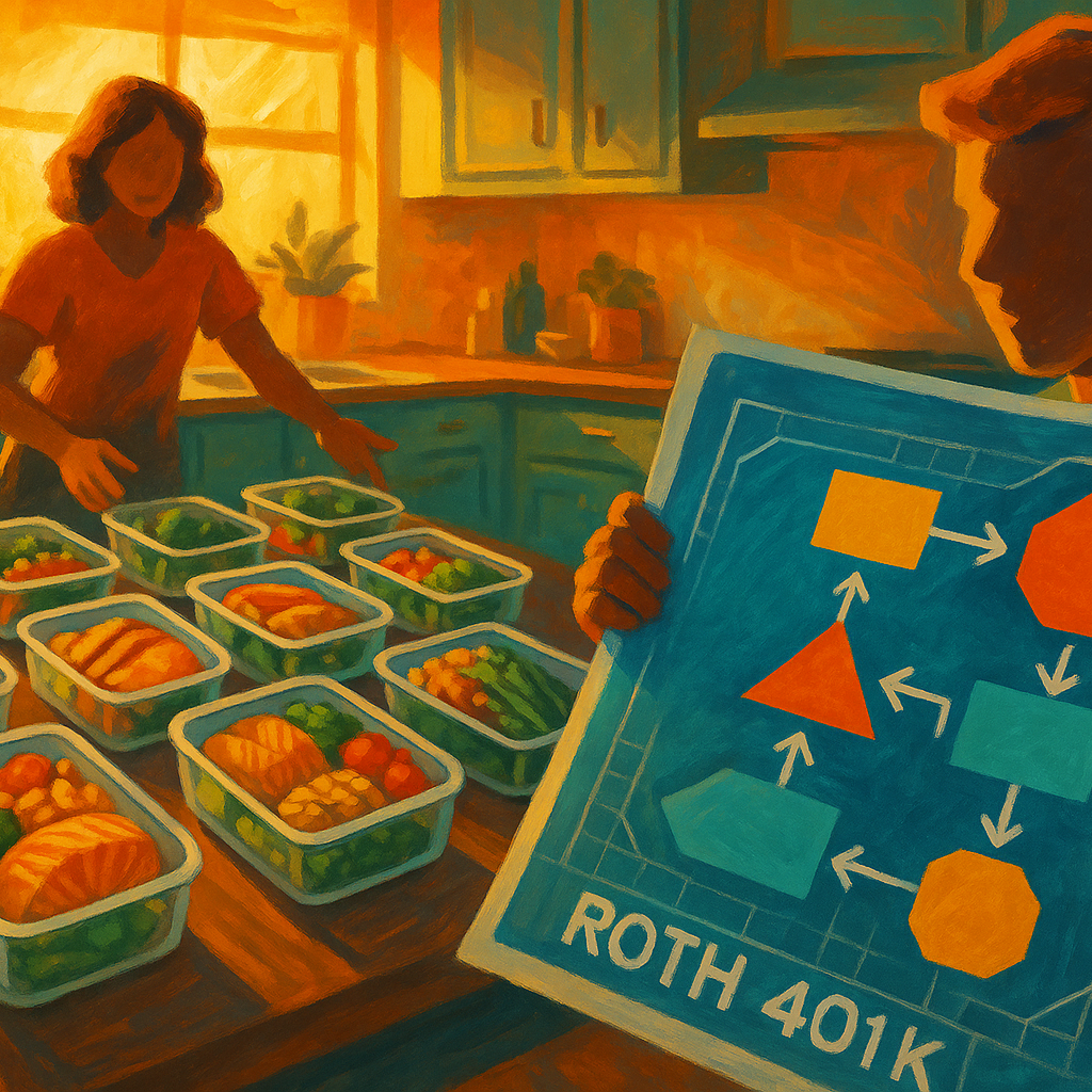 The Roth 401K and Meal Planning Made Easy