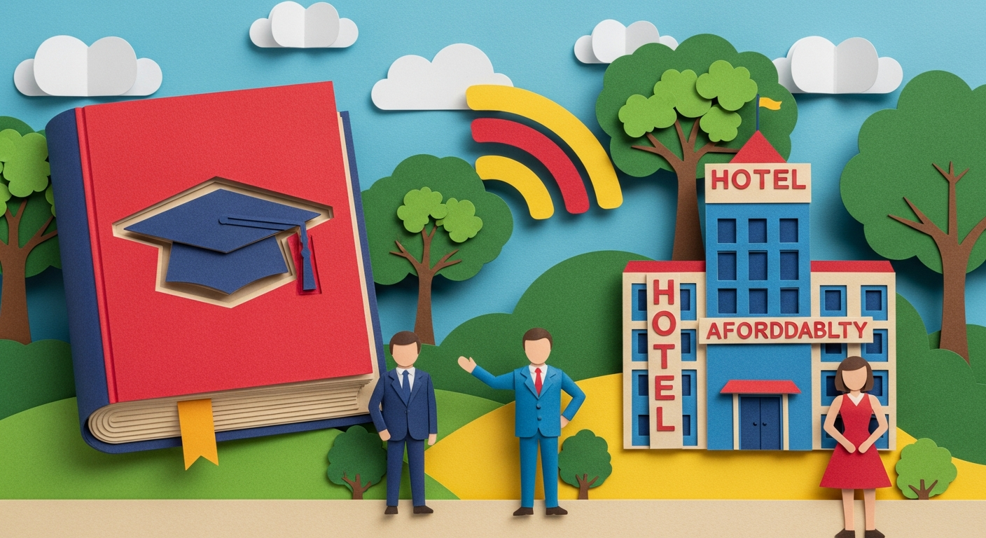 Saving on College, Internet is Free University, HotelSlash