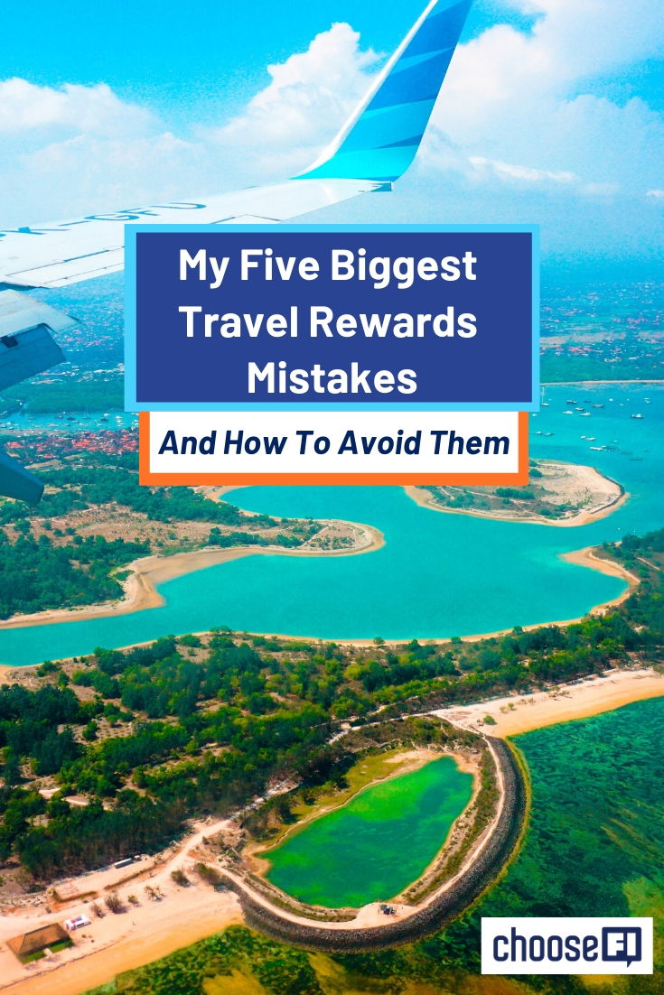 My Five Biggest Travel Rewards Mistakes pin